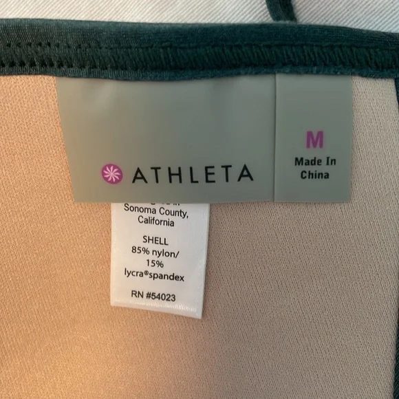 NWOT Athleta Aqualuxe bikini emerald green size M/XL - Picture 8 of 15